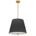 Dainolite Canada - Four Light Pendant - Preston - Black- Union Lighting Luminaires Decor
