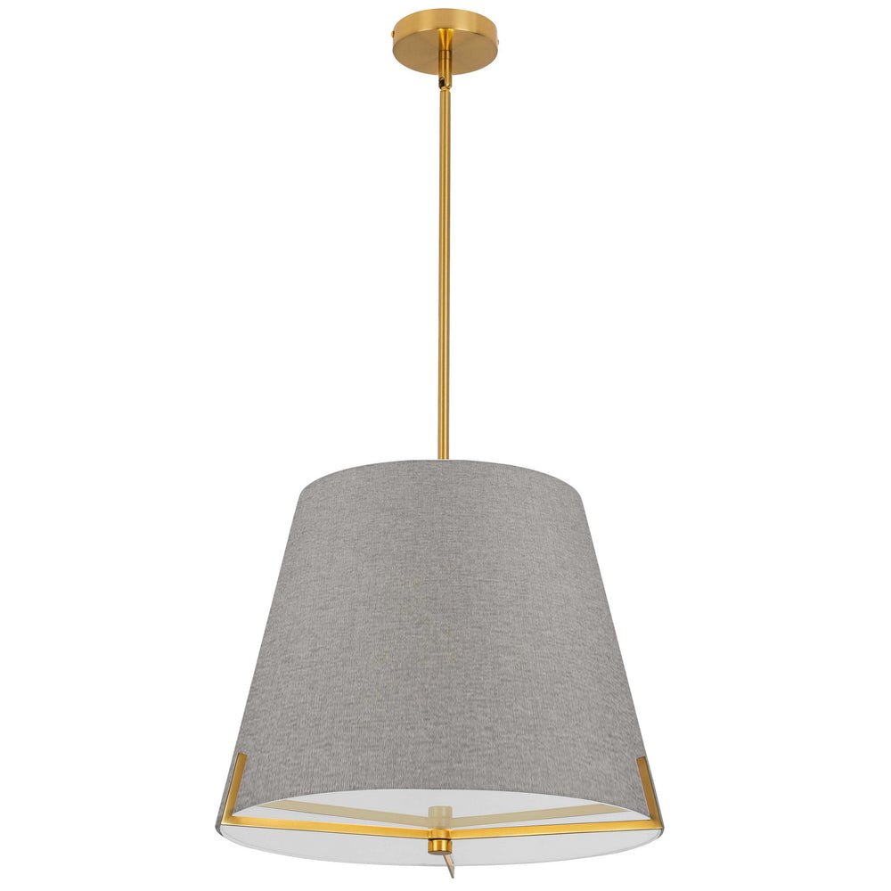 Dainolite Canada - Four Light Pendant - Preston - Grey- Union Lighting Luminaires Decor