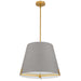 Dainolite Canada - Four Light Pendant - Preston - Grey- Union Lighting Luminaires Decor