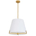 Dainolite Canada - Four Light Pendant - Preston - White- Union Lighting Luminaires Decor