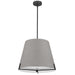 Dainolite Canada - Four Light Pendant - Preston - Grey- Union Lighting Luminaires Decor