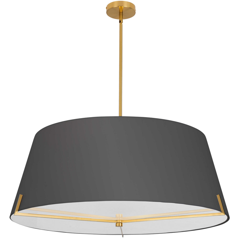 Dainolite Canada - Four Light Pendant - Preston - Black- Union Lighting Luminaires Decor