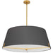 Dainolite Canada - Four Light Pendant - Preston - Black- Union Lighting Luminaires Decor