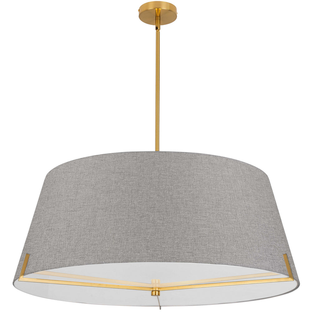 Dainolite Canada - Four Light Pendant - Preston - Grey- Union Lighting Luminaires Decor