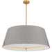 Dainolite Canada - Four Light Pendant - Preston - Grey- Union Lighting Luminaires Decor