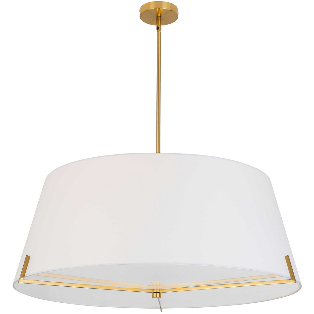 Dainolite Canada - Four Light Pendant - Preston - White- Union Lighting Luminaires Decor