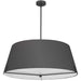 Dainolite Canada - Four Light Pendant - Preston - Black- Union Lighting Luminaires Decor