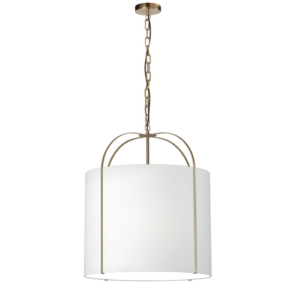 Dainolite Canada - Three Light Pendant - Quincy - White- Union Lighting Luminaires Decor