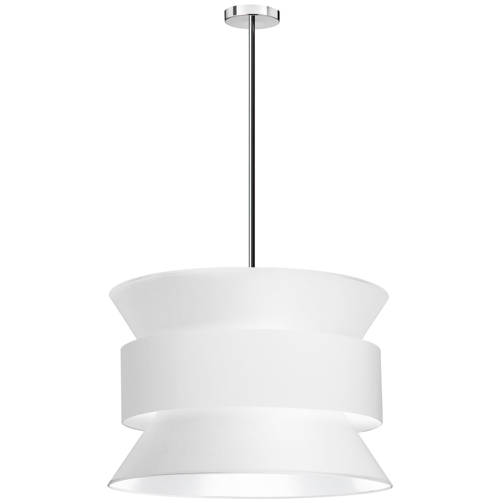 Dainolite Canada - Four Light Pendant - Questa - White- Union Lighting Luminaires Decor