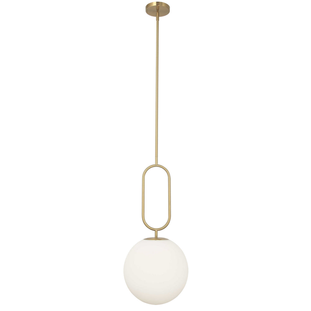 Dainolite Canada - One Light Pendant - Simone - Aged Brass- Union Lighting Luminaires Decor
