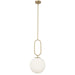Dainolite Canada - One Light Pendant - Simone - Aged Brass- Union Lighting Luminaires Decor