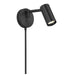 Dainolite Canada - One Light Wall Swing Arm Spotlight - Stanly - Matte Black- Union Lighting Luminaires Decor