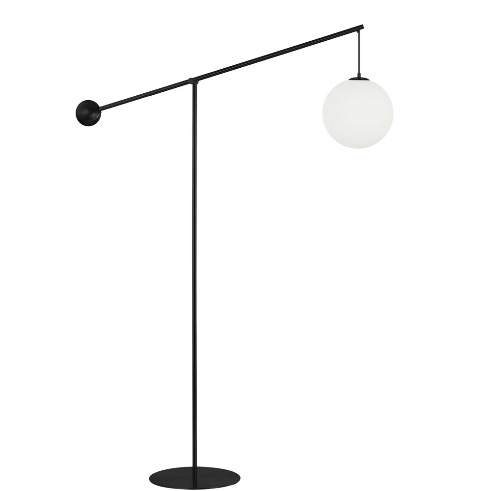 Dainolite Canada - One Light Floor Lamp - Holly - Matte Black- Union Lighting Luminaires Decor