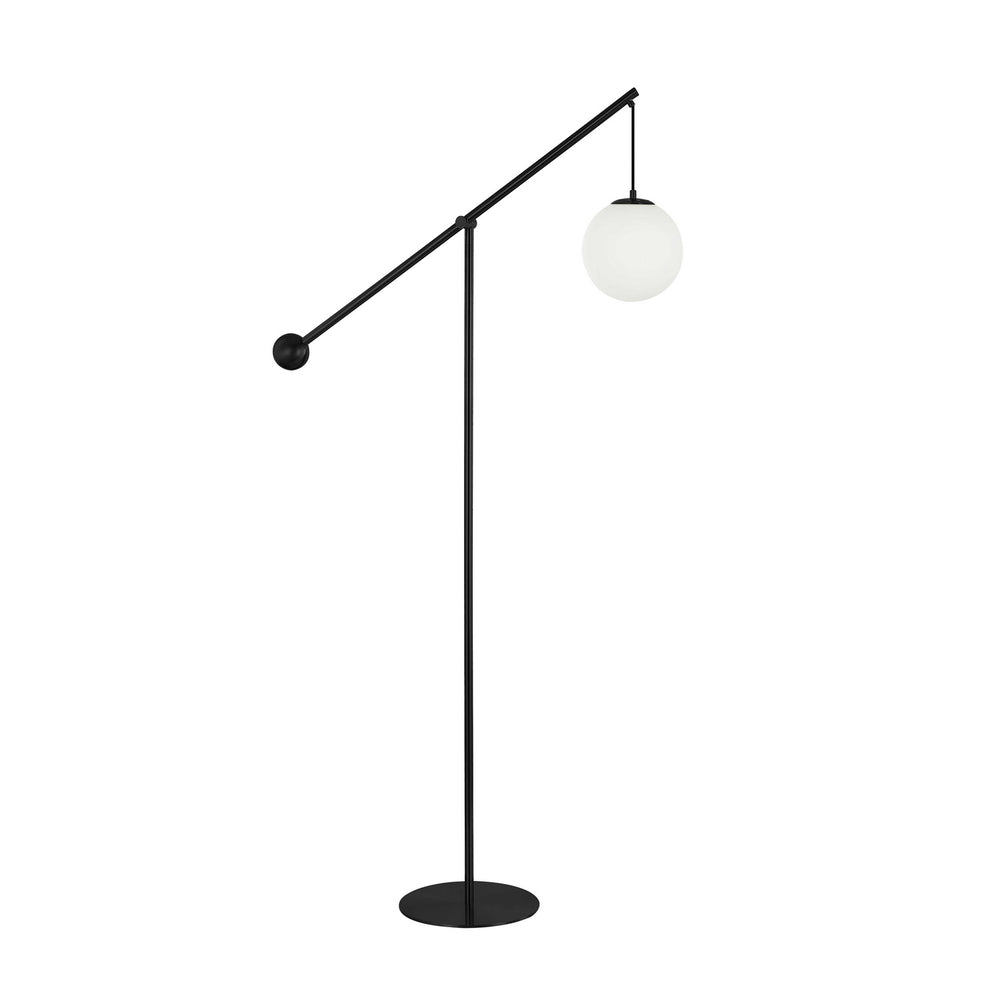 Dainolite Canada - One Light Floor Lamp - Holly - Matte Black- Union Lighting Luminaires Decor