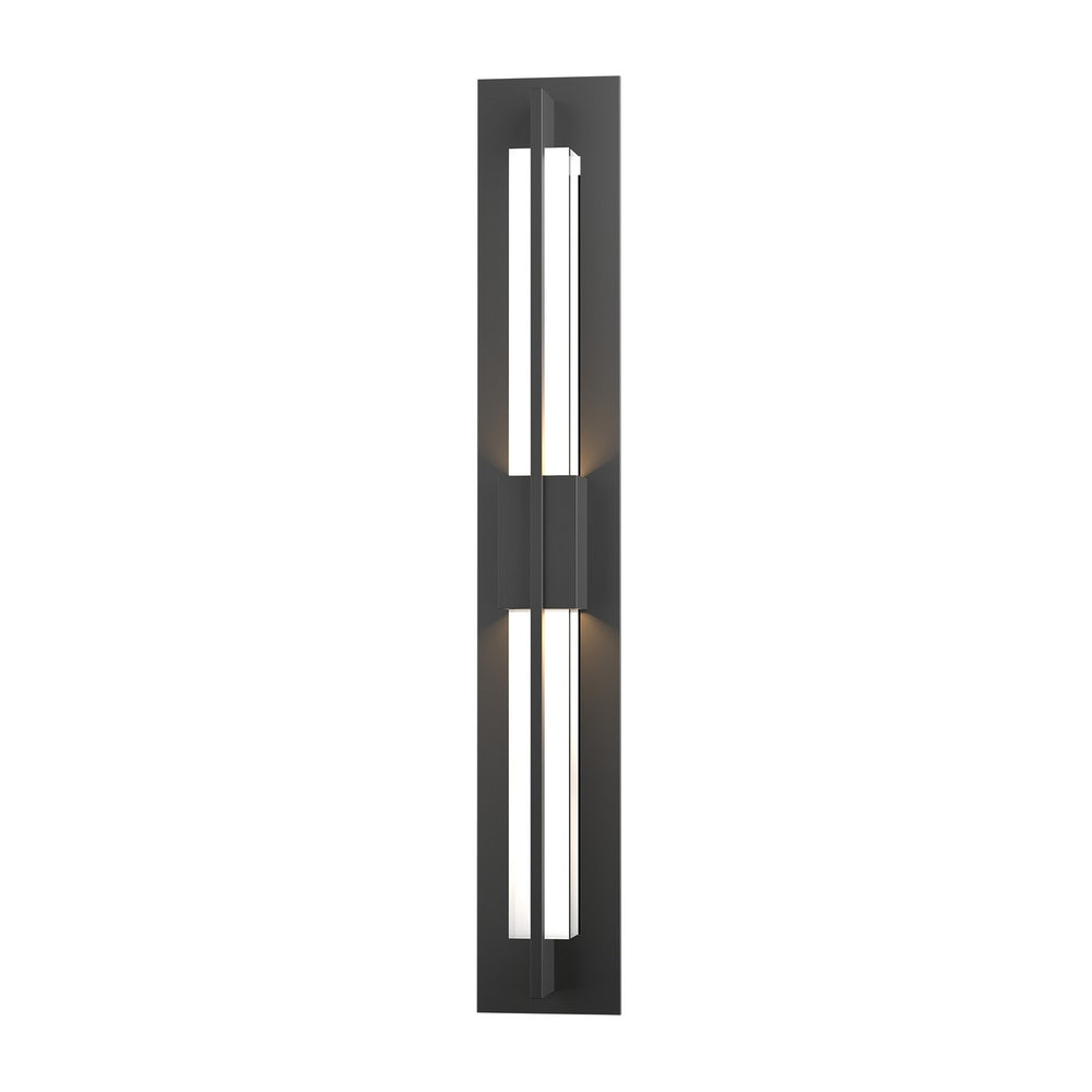 Hubbardton Forge - LED Outdoor Wall Sconce - Axis - Coastal Black- Union Lighting Luminaires Decor