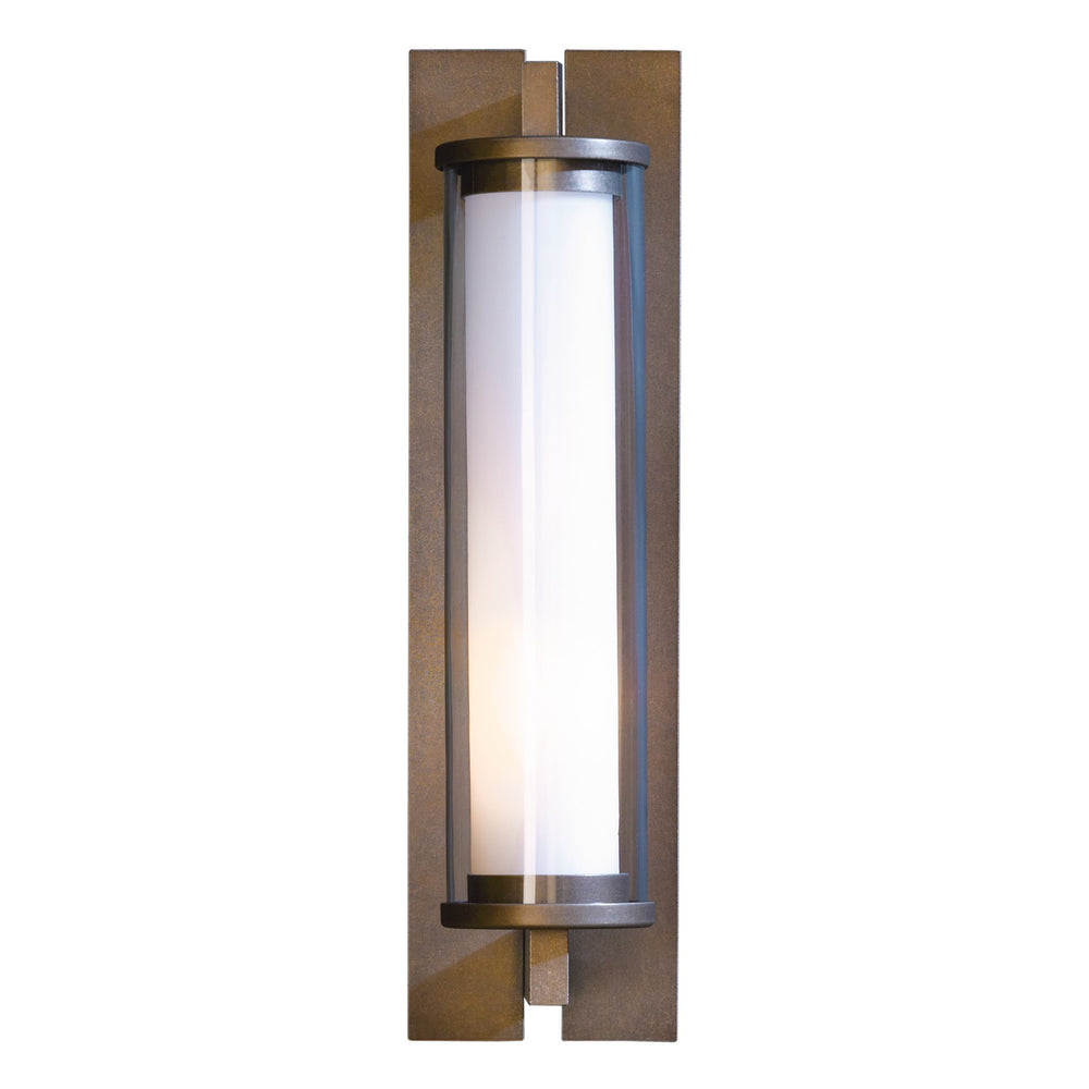 Hubbardton Forge - One Light Outdoor Wall Sconce - Fuse - Coastal Bronze- Union Lighting Luminaires Decor