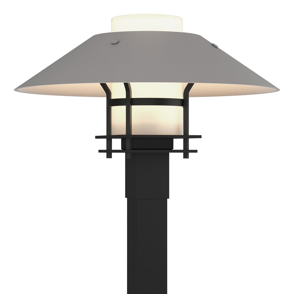 Hubbardton Forge - One Light Outdoor Post Mount - Henry - Coastal Black- Union Lighting Luminaires Decor