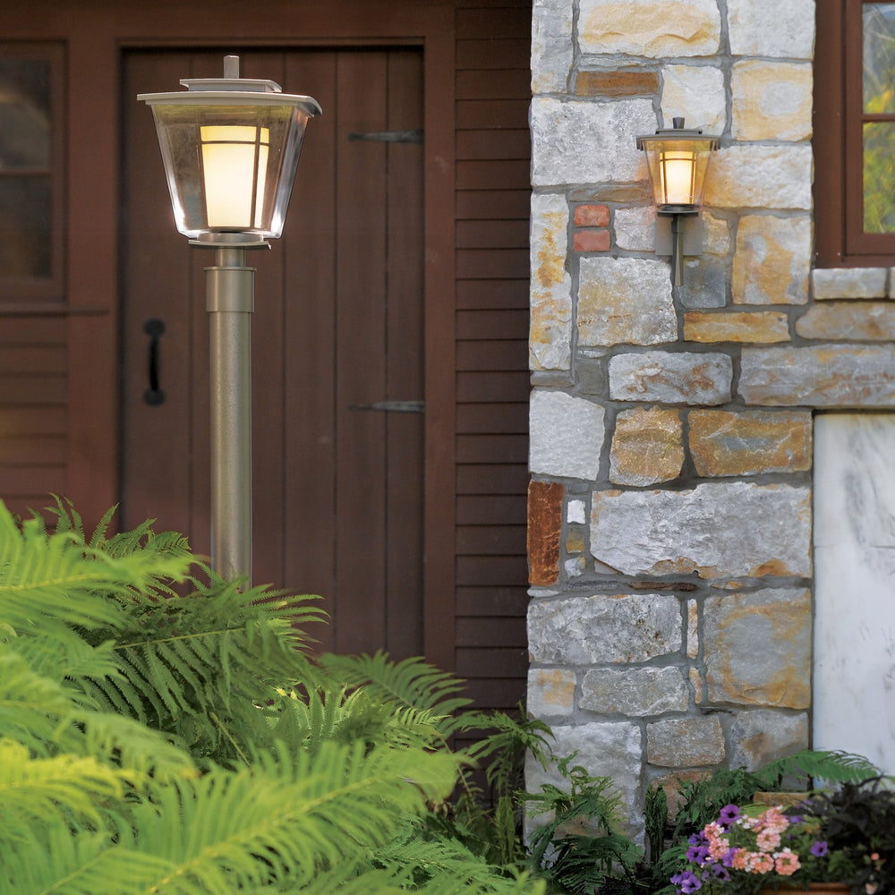 Hubbardton Forge - One Light Outdoor Post Mount - Beacon Hall - Coastal Natural Iron- Union Lighting Luminaires Decor