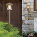 Hubbardton Forge - One Light Outdoor Post Mount - Beacon Hall - Coastal Natural Iron- Union Lighting Luminaires Decor
