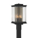 Hubbardton Forge - Four Light Outdoor Post Mount - Kingston - Coastal Black- Union Lighting Luminaires Decor