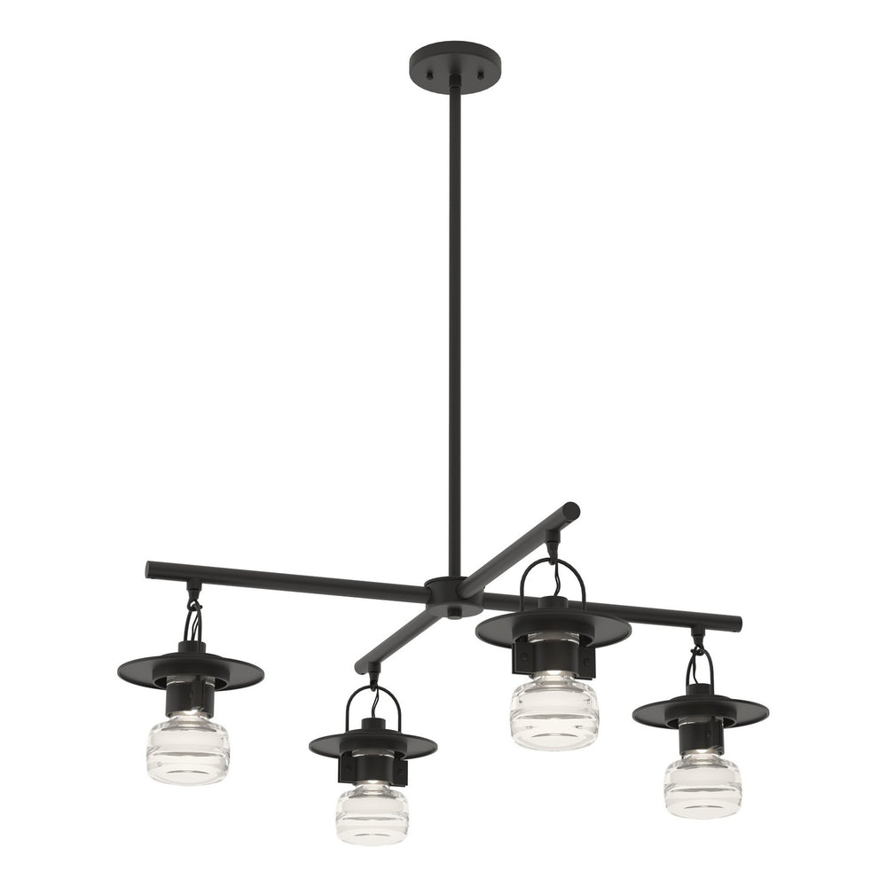 Hubbardton Forge - LED Outdoor Pendant - Mason - Coastal Black- Union Lighting Luminaires Decor