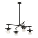 Hubbardton Forge - LED Outdoor Pendant - Mason - Coastal Black- Union Lighting Luminaires Decor
