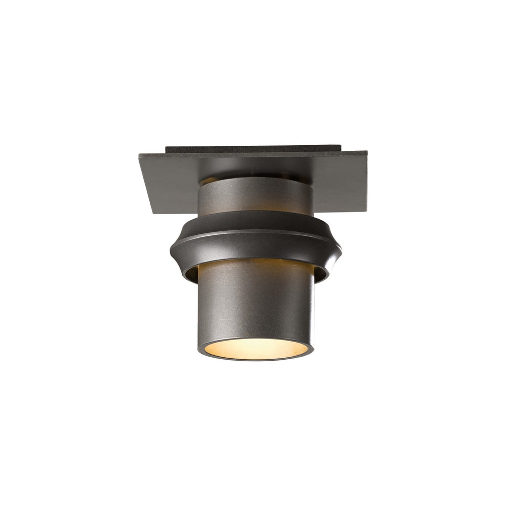 Hubbardton Forge - One Light Outdoor Semi-Flush Mount - Twilight - Coastal Dark Smoke- Union Lighting Luminaires Decor