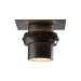Hubbardton Forge - One Light Outdoor Semi-Flush Mount - Twilight - Coastal Oil Rubbed Bronze- Union Lighting Luminaires Decor