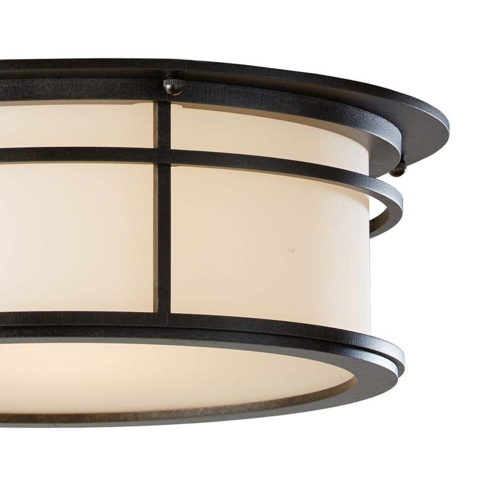 Hubbardton Forge - Two Light Outdoor Flush Mount - Province - Coastal Dark Smoke- Union Lighting Luminaires Decor
