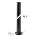 Hubbardton Forge - Outdoor Post - Round Post - Coastal Black- Union Lighting Luminaires Decor