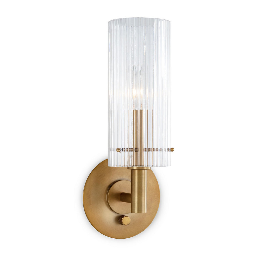 Regina Andrew Canada - One Light Wall Sconce - Dixie - Natural Brass- Union Lighting Luminaires Decor
