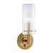 Regina Andrew Canada - One Light Wall Sconce - Dixie - Natural Brass- Union Lighting Luminaires Decor
