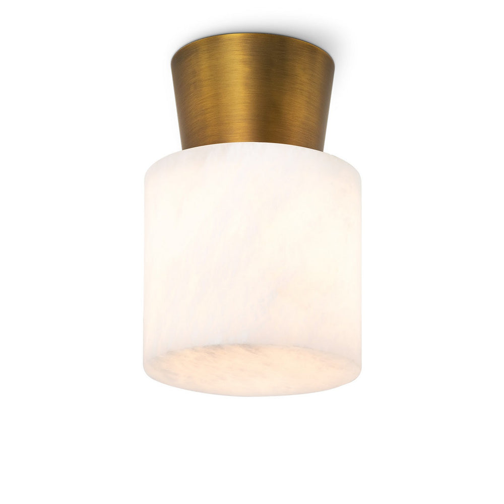 Regina Andrew Canada - LED Flush Mount - Hazel - Natural Stone- Union Lighting Luminaires Decor
