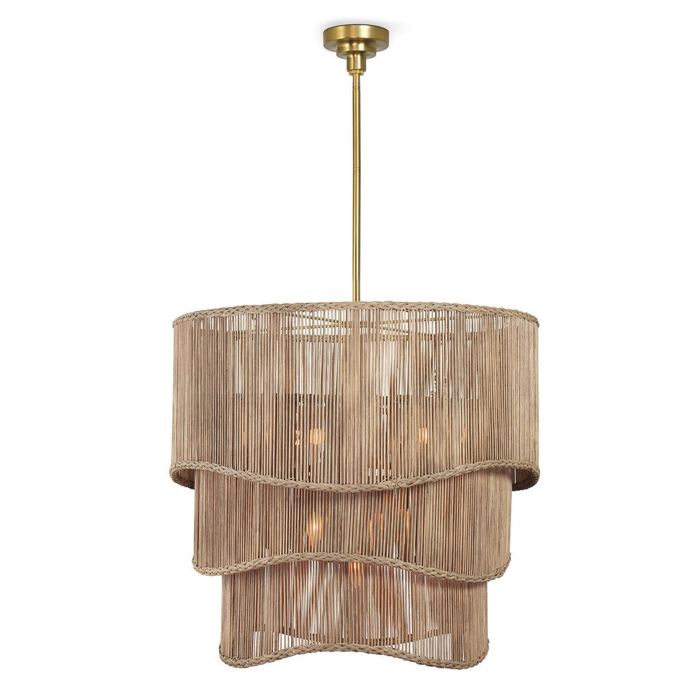 Regina Andrew Canada - 11 Light Chandelier - Nimes - Natural- Union Lighting Luminaires Decor