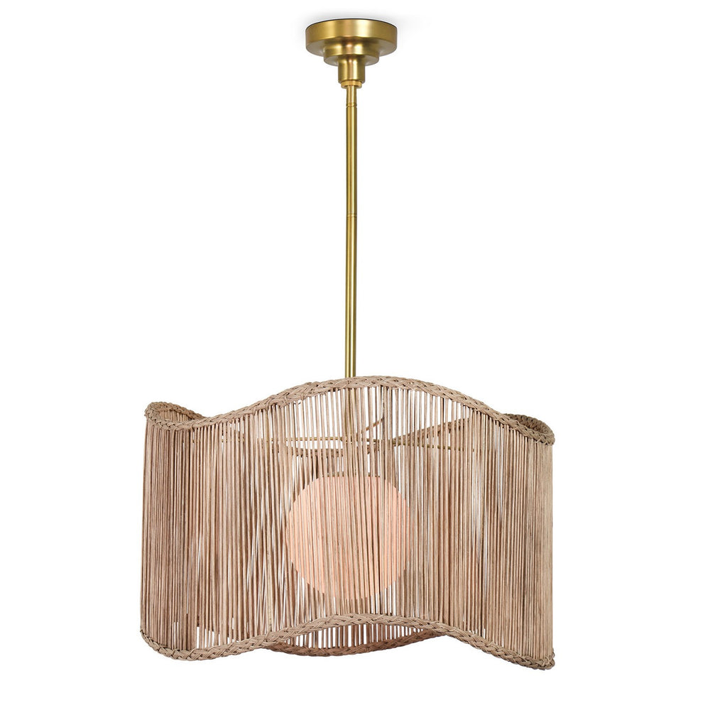 Regina Andrew Canada - One Light Pendant - Nimes - Natural- Union Lighting Luminaires Decor