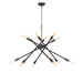 Regina Andrew Canada - 12 Light Chandelier - Cobra - Oil Rubbed Bronze- Union Lighting Luminaires Decor