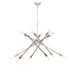 Regina Andrew Canada - 12 Light Chandelier - Cobra - Polished Nickel- Union Lighting Luminaires Decor