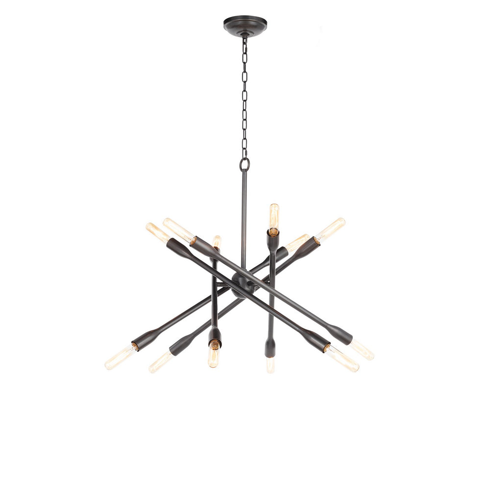 Regina Andrew Canada - 12 Light Chandelier - Cobra - Oil Rubbed Bronze- Union Lighting Luminaires Decor