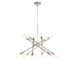 Regina Andrew Canada - 12 Light Chandelier - Cobra - Polished Nickel- Union Lighting Luminaires Decor