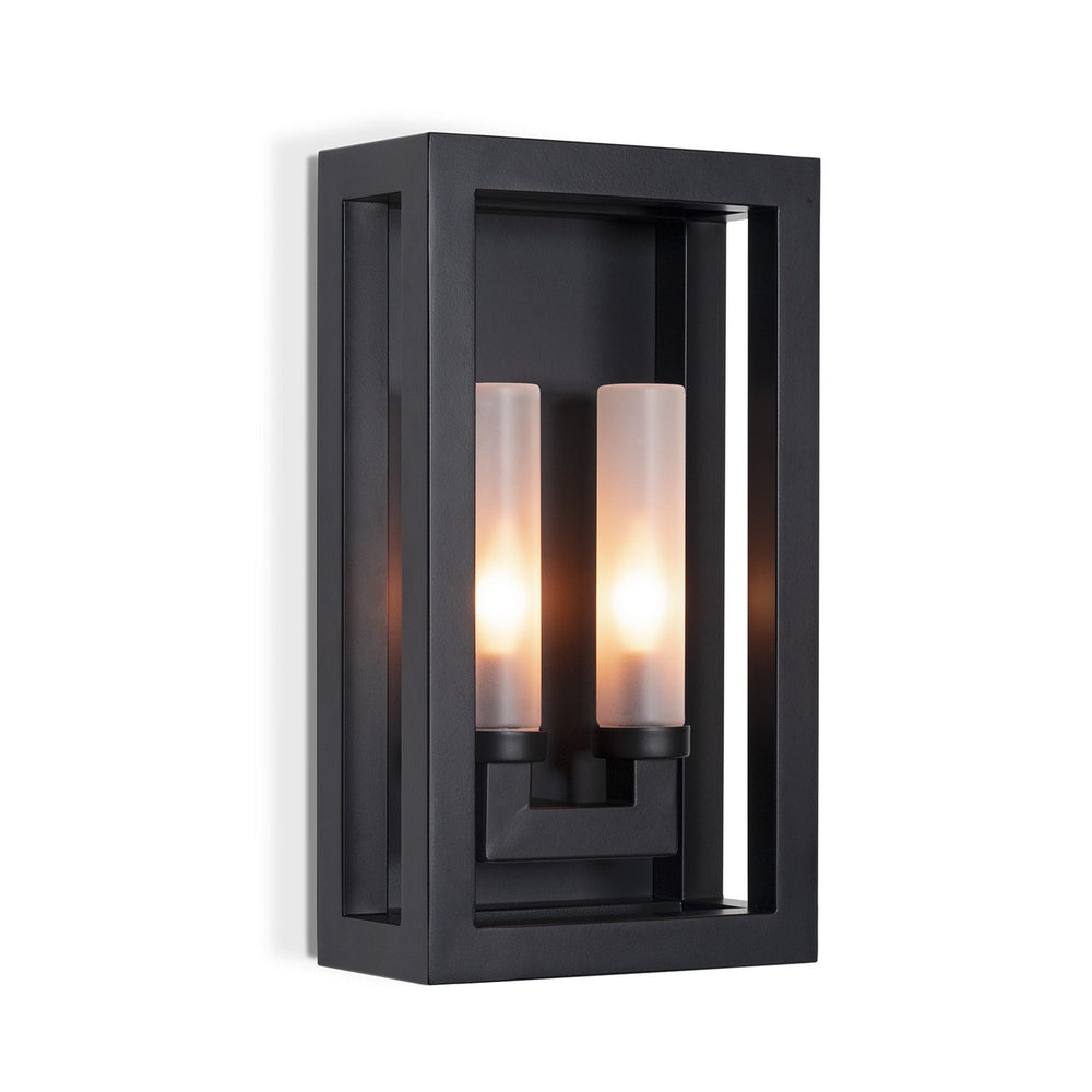 Regina Andrew Canada - Two Light Wall Sconce - Montecito - Black- Union Lighting Luminaires Decor