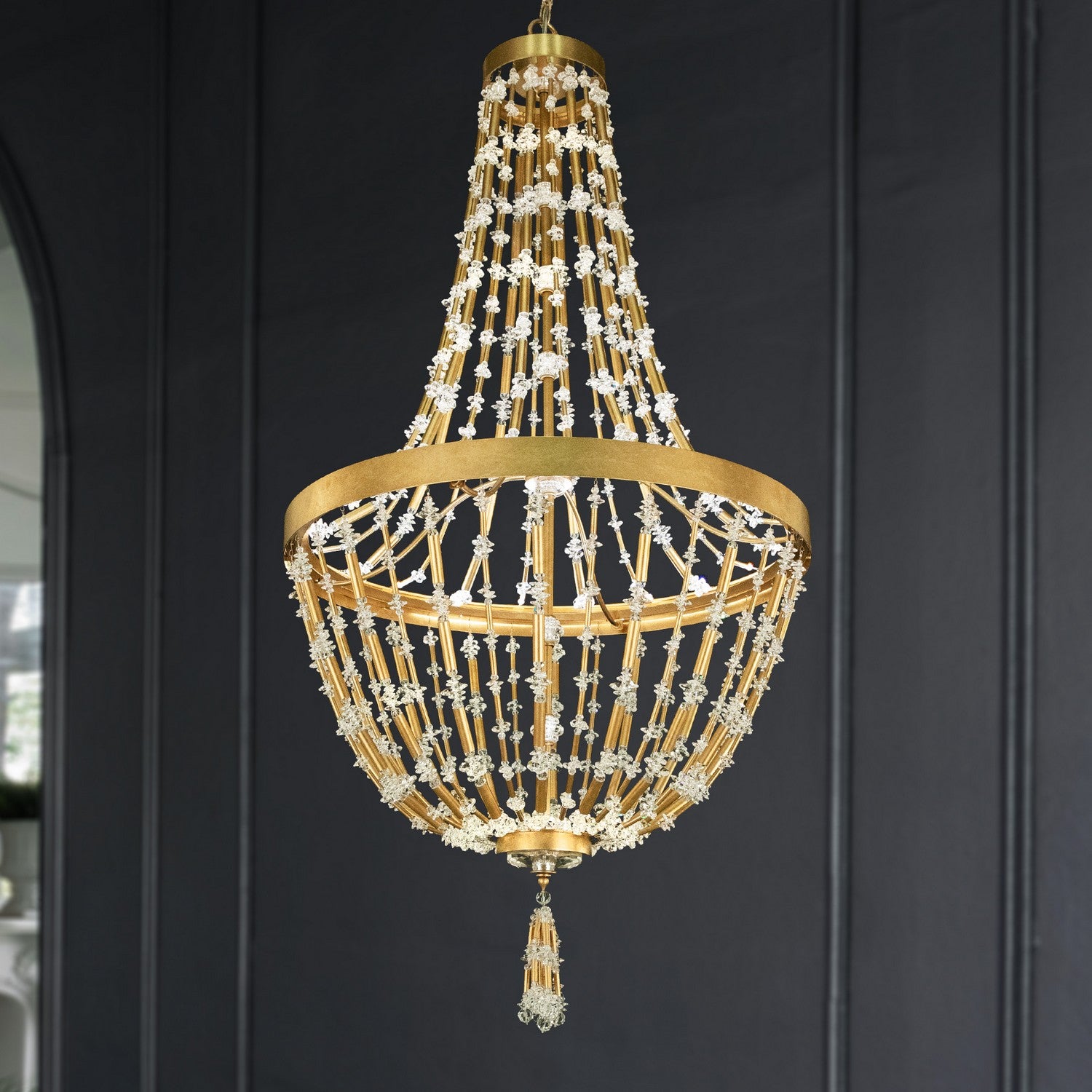 Schonbek - LED Pendant - Bali - Heirloom Gold- Union Lighting Luminaires Decor