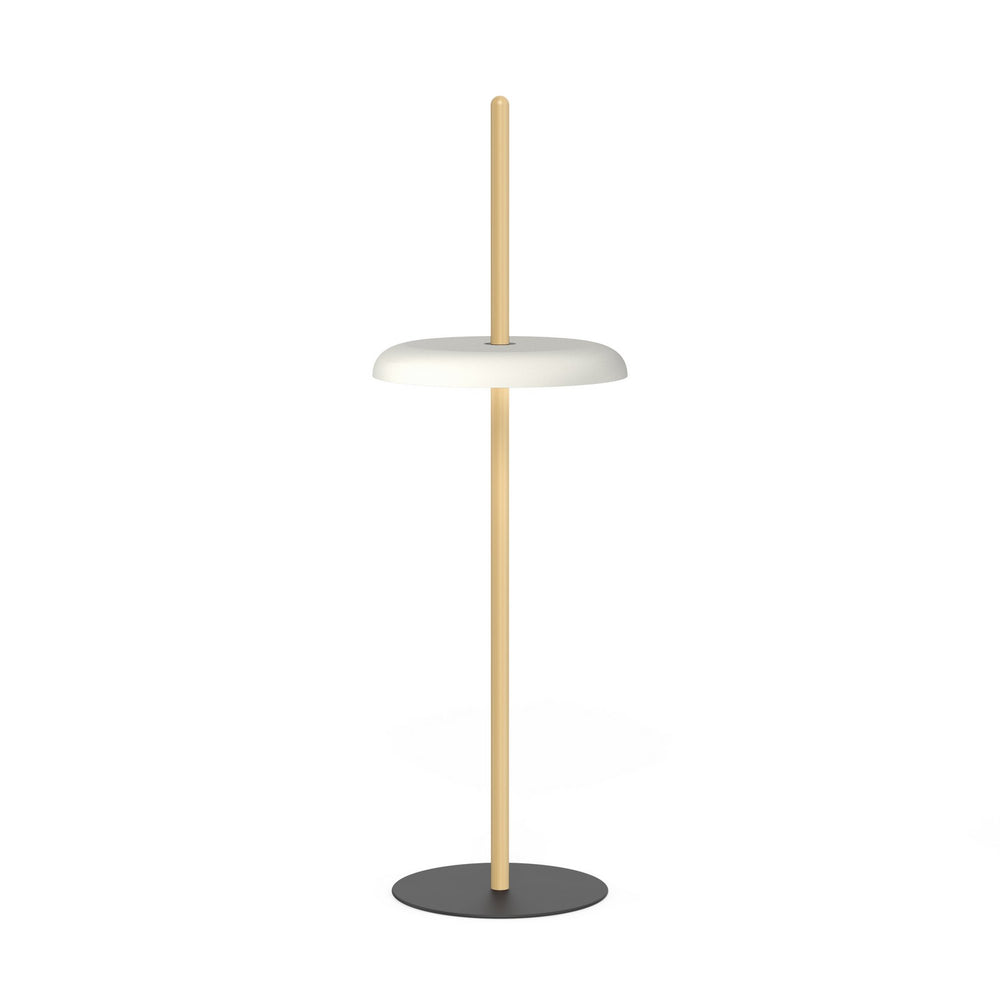 Pablo Designs - LED Floor - Nivel - White Oak/White- Union Lighting Luminaires Decor