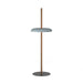 Pablo Designs - LED Floor - Nivel - Walnut with/Blue- Union Lighting Luminaires Decor