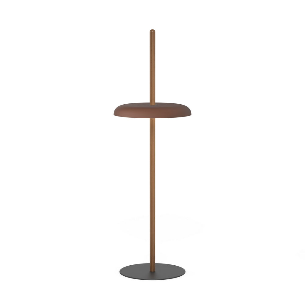 Pablo Designs - LED Floor - Nivel - Walnut/resso- Union Lighting Luminaires Decor