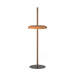 Pablo Designs - LED Floor - Nivel - Walnut/cotta- Union Lighting Luminaires Decor