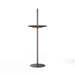 Pablo Designs - LED Pedestal - Nivel - Walnut/Black- Union Lighting Luminaires Decor