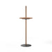 Pablo Designs - LED Pedestal - Nivel - Walnut/Terracotta- Union Lighting Luminaires Decor
