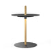 Pablo Designs - LED Pedestal - Nivel - White Oak/Black- Union Lighting Luminaires Decor