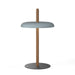 Pablo Designs - LED Table - Nivel - Walnut with/Blue- Union Lighting Luminaires Decor