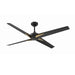 Kendal Canada - 56"Ceiling Fan - Alestra - Matte Black & Oilcan Brass- Union Lighting Luminaires Decor